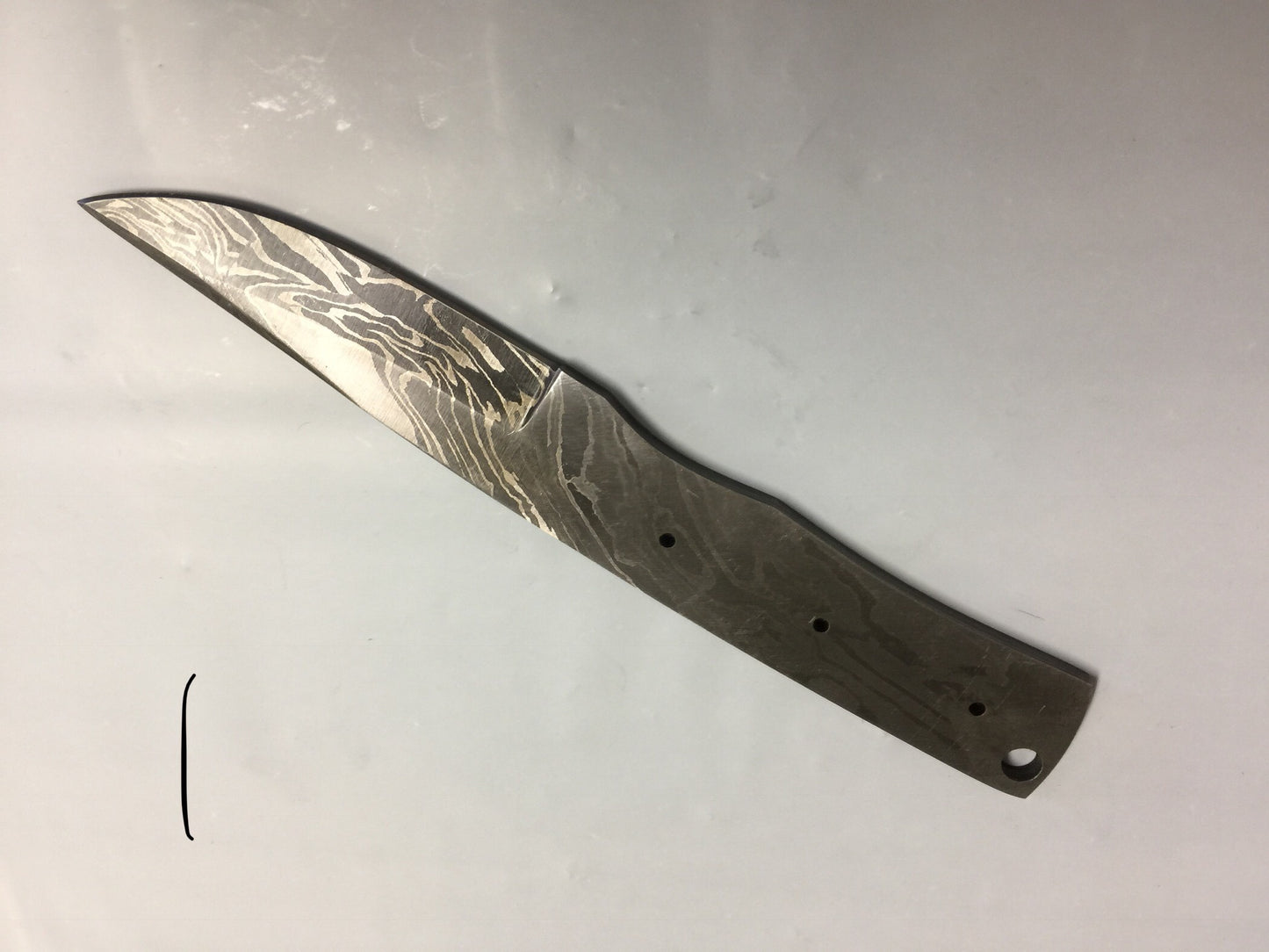 10" Long hand forged Twist pattern full tang Damascus steel hunting Knife blank blade with 4.5" cutting edge, Up to 4.5 Inches scale insert (Copy)