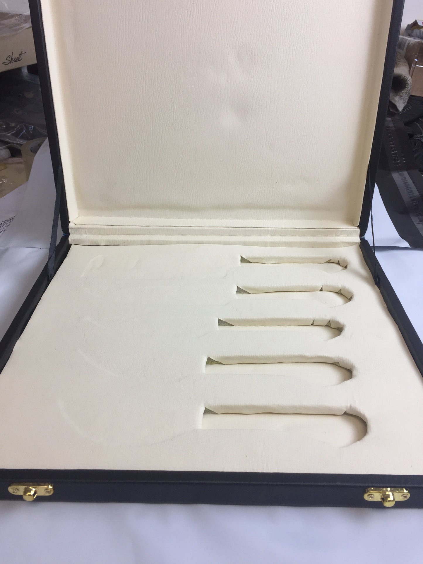5 Pieces Damascus steel kitchen knife set includes (10.6+9.6+9.0+8.0+7.6)" knives, Green Comouflage scale, Comes with gift box